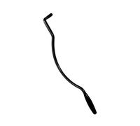 F Fityle Toma de brazo de trémolo, barra de trémolo, armazón de guitarra duradero, mango de manivela, piezas de guitarra eléctrica, piezas Uagrade, inserción, negro