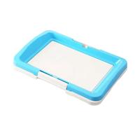 F Fityle Trail de baño Perros Almohadilla de Arena para Perros Caja de Arena fácil de Limpiar Perros de Entrenamiento para Almohadillas para Otras Mascotas, Azul 63x49.5x41cm