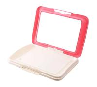 F Fityle Trail de baño Perros Almohadilla de Arena para Perros Caja de Arena fácil de Limpiar Perros de Entrenamiento para Almohadillas para Otras Mascotas, Pink 63x49.5x41cm