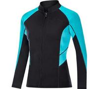 F Fityle Traje de Neopreno para Mujer con Cierre Frontal Completo Soporte Deportivo y Comodidad Transpirable Adecuado para Natación en Exteriores Ciclismo y Rutinas Físicas, S