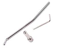 F Fityle Tremolo Arm Puente de guitarra Puntas de repuesto Reemplazo Piezas de guitarra Instrumentos musicales duraderos Accesorios Barra de, plata