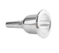 F Fityle Tuba boquilla de reemplazo de latón para los accesorios de instrumentos de boca profesionales para principiantes placa plateada boquilla de latón
