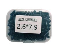 F Fityle Tubos de protección de Doble línea de bádminton de Repuesto con Caja de Almacenamiento para reparación de Raquetas, Nailon Protector, 2.6 X 7.9 Mm