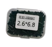 F Fityle Tubos de protección de Doble línea de bádminton de Repuesto con Caja de Almacenamiento para reparación de Raquetas, Nailon Protector, 2.6 X 6.8 Mm