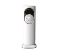 F Fityle Ventilador de Enfriamiento de Aire Calefactor Humidificador de Piso de Diseño Moderno con Rejilla Frontal y Panel Redondo PTC Cerámico Adecuado para Hogar Estudio Trabajo