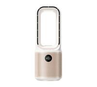 F Fityle Ventilador de Escritorio Ventilador de Mesa sin Humidificador de Niebla Temporizador de Horas Pantalla Redonda Luz Nocturna Ajustable en Adecuado para, Array, Oro