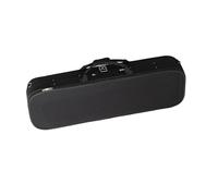 F Fityle Violin estuche la bolsa que transporta la bolsa a prueba de polvo con la manija lateral Caso de instrumento de cuerda fácil de transportar, Negro, 67x22x13cm