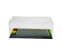 F Fityle Vitrina de Coche Fundido a presión a Escala 1/64, Diorama de escenografía de estacionamiento simulado para exhibición de Objetos coleccionables, Caja