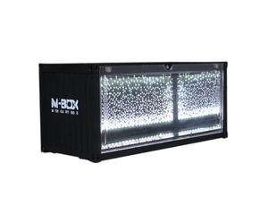 F Fityle Vitrina expositora a Escala 1/64 Estilo contenedor para Coches Metal Fundido a presión, Protege la decoración Mesa, iluminación LED, Vitrina