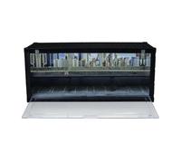 F Fityle Vitrina para maquetas de Coches a Escala 1/64, contenedor para Accesorios fotográficos, Diorama Elevado, Adorno Decorativo, decoración de