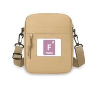 F Fluorine Checal Element Science - Bolso cruzado para teléfono celular, bolso de hombro