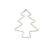 F.G.F. Import Export Línea metálica Colgante Dorado Lumin 20 x 24 06633, como se Muestra en la Imagen, Talla única