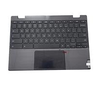 F-HONG ELECTRONIC CO LIMITED Repuesto original para Lenovo Chromebook 100E 2ª generación MTK Laptop Upper Case Palmrest Keyboard Touchpad Part 5CB0U26489 5CB0X55485, negro, 11.6 pulgadas