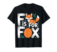 F Is For Fox Elementary Kindergarten Reading Teacher |- Camiseta
