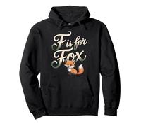 F Is For Fox Elementary Kindergarten Reading Teacher ||- Sudadera con Capucha