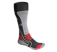 F Lite Calcetines Altos para Motocicleta Mujer, Negro/Rojo, 39-42, 26-4518-7-2-0031