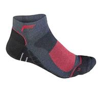 F Lite Calcetines Medios de Ciclismo de montaña Merino para Mujer, Antracita/Rojo, 35-38, 24-4511-7-1-0192