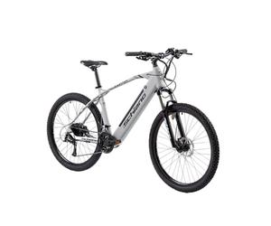 F.lli Schiano E-Jupiter, Bicicleta Electrica MTB, 27.5", Batería 36V 14Ah Extraíble, Motor 250W 50Nm, Bici Electrica de Montaña, Unisex Adulto, Gris