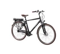 F.lli Schiano E-Moon, Bicicleta Electrica de Trekking, 28", Batería 36V 14.5Ah Extraíble, Motor 250W 40Nm, Cambio Nexus 7V Bici Electrica Urbana, Unisex Adulto, Negro