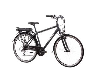 F.lli Schiano E-Ride, Bicicleta Electrica de Trekking, 28", Batería 36V 10.4Ah Extraíble, Motor 250W 40Nm, Bici Electrica Urbana, Hombre, Negra