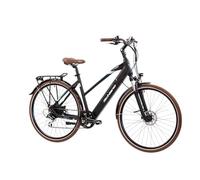 F.lli Schiano E-Voke, Bicicleta Electrica de Trekking, 28", Batería 36V 11.6Ah Extraíble, Motor 250W 50Nm, Bici Electrica Urbana, Unisex Adulto, Negro