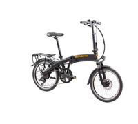 F.lli Schiano Galaxy, Bicicleta Electrica Plegable, 20", Batería 36V 10.4Ah Extraíble, Motor 250W 40Nm, Bici Electrica Urbana, Unisex Adulto, Negra