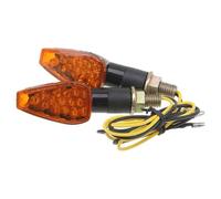 F Luz Intermitente Universal Para Motocicleta Luz Indicadora Luz Ámbar Relé Intermitente 12 V Accesorio Para Motocicleta(Yellow)