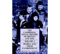 F. M. L. Thompso The Cambridge Social History of Britain, 1750-195 (Tapa blanda)