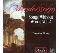 F. Mendelssohn Songs Without Words 2 (CD) (Importación USA)