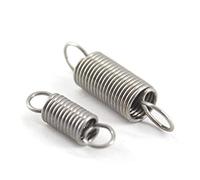 F-MINGNIAN-SPRING Primavera de extensión 10pcs de Acero Inoxidable con Ganchos Largos muelles de tracción de 0,8 mm de Espesor de Pequeño Resortes de Extensión (tamaño : 0.8x6x20mm)