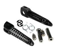 F Para Ninja Para ZX6R 2003-2013 Para ZX10R 2004-2013 Para 650R Para EX650 2006-2013 Reposapiés Delanteros Motocicleta Estriberas Repuestos Piezas Modificadas Accesorios(Black)