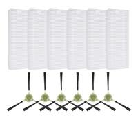 F/T 12pcs Robot Vacuum Cleaner Hepa Filters + Side Brush For L-efant M330 Replacement Accessories