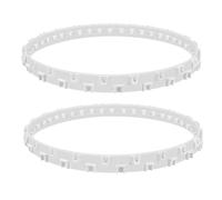 F/T - Cinturón de repuesto para coche, RCX97501GR para Sh- ArkVac XL robotic pool cleaner, white rubber track Belt Accessory
