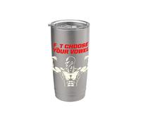 F T Elige tu gimnasio de entrenamiento de fitness vocal Vaso térmico de acero inoxidable de doble pared