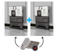 F.T. kit de seguridad para puerta basculante garage box SMART 4930 (4930 SMART EVOx2 Par de candados mismas llaves)