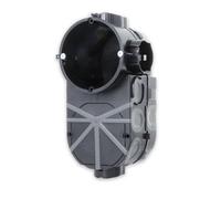 F-Tronic - Caja electrónica de pared hueca con espacio de conexión, sin halógenos, resistente al viento, caja de interruptores con túnel (10)