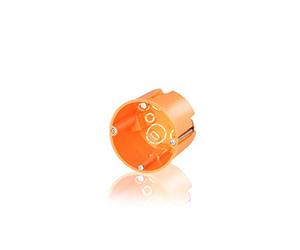 F-tronic - Paredes Huecas de Dispositivo Lata, 61 mm de Profundidad, Contenido: 25, Naranja, E117