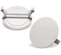 F-tronic Tapa de Resorte para Caja de Dispositivos con Cinta de Rosca 60 mm, E109A, Contenido: 50, Blanco, 60mm