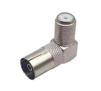 F TV a IEC PAL DVB-T enchufe macho hembra adaptador RF conector terminales de cable Coaxial(F F to TV F RA)