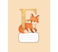 F - Wide Ruled Half Lined, Half Blank Exercise Book for Kids (Alphabet Collection)