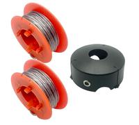 F016800175 - Bobina de repuesto para desbrozadora Bosch ART 23 26 30 Combitrim Easytrim Strimmer, 0,063"/1,6 mm, 8 m, carrete de repuesto para desbrozadora de césped con cubierta F016L71088 (2