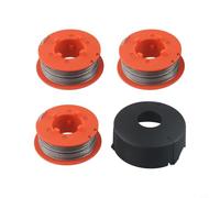 F016800175 F016L71088 - Carrete y cubierta para Bosch ART 23 26 30, línea de nailon de 8 m x 1,6 mm, alimentación automática Pro-Tap, accesorios robustos para recortadora de césped. (B)