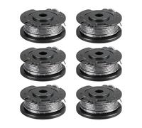 F016800569 - Bobina de desbrozadora compatible con Bosch ART 23 SL 26 SL, EasyGrassCut 18, 23, 26, 18-230, 18-260, 0.065"/1.65 mm, 16 pies, repuesto F016800385 (6 piezas)