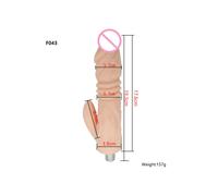 (F043) Macchina del sesso telescópica automática 3XLR con consolador y juegos sexuales morbidi a forma