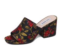 F0982 sandalo donna tissue STEVE MADDEN DALIS black/red/green shoe woman