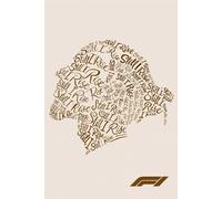 F1 Lewis Hamilton Notebook: Gift for F1 fans and Lewis Hamilton fans