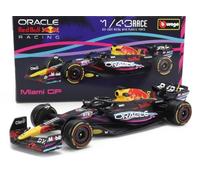 F1 Red Bull RB19 Formula 1 2023 Miami GP, Max Verstappen 1, modelo de coche DieCast, escala 1/43, 12 cm, BBurago 38082