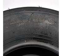 F10mobility Rueda neumático compatible con moto, quad, cortacesped 18x9.5-8 225/55-8 liso cubierta repuesto Tubeless (no necesita cámara de aire)