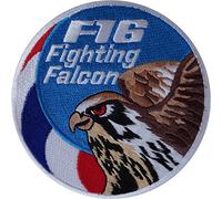 F16 Fighting Falcon Parche para planchar para coser la Fuerza Aérea de los Estados Unidos