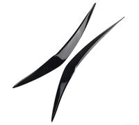 F20 LCI 2015-2019 - Par de cubiertas para faros delanteros de cejas, color negro brillante, aplicación de parachoques delantero compatible con modelos deportivos de fábrica M